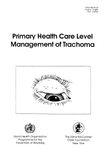 Download Primary Health Care Level Management of Trachoma (PDF)